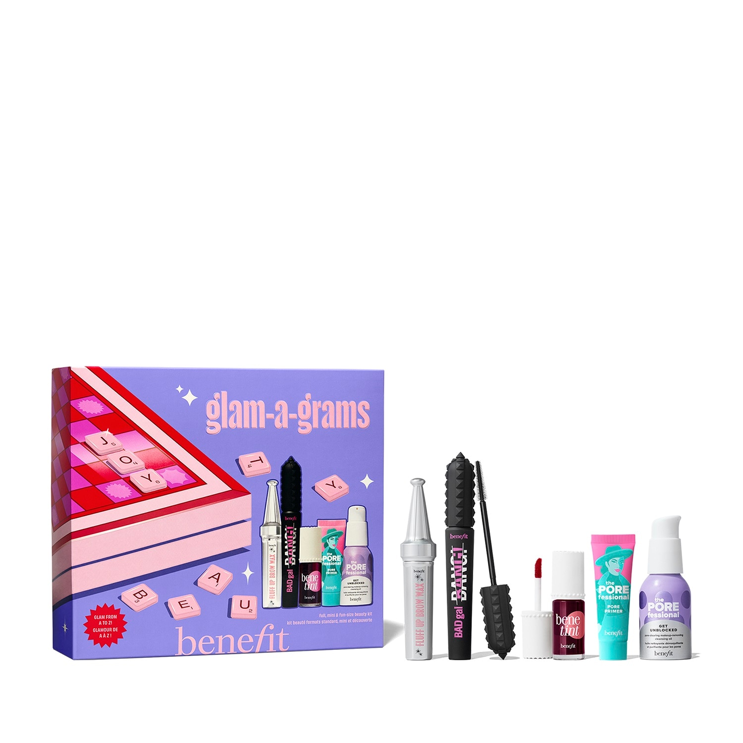 HOLIDAY SET GLAM-A-GRAMS (SET DE MAQUILLAJE Y CUIDADO DE LA PIEL)
